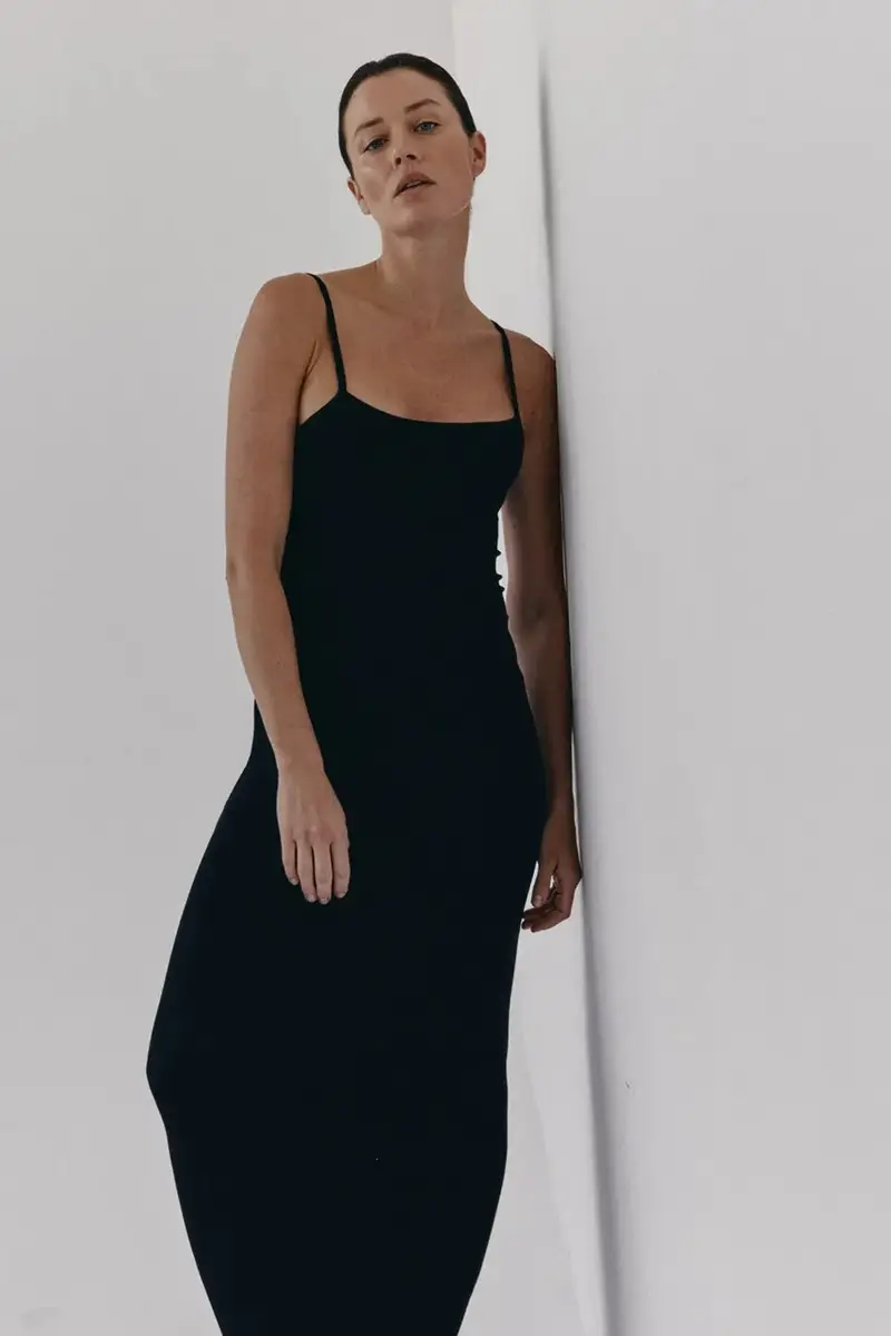 vestito JORDE colore nero miniatura 5