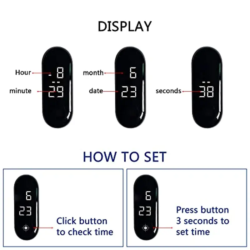 MUXIJIA Orologio Bambina, Orologio Bambini da Polso con 3D Cartone Animato Cinturino in Silicone Orologio Digitale per Ragazze e Ragazzi da 6-15 Anni (Blu) miniatura 3