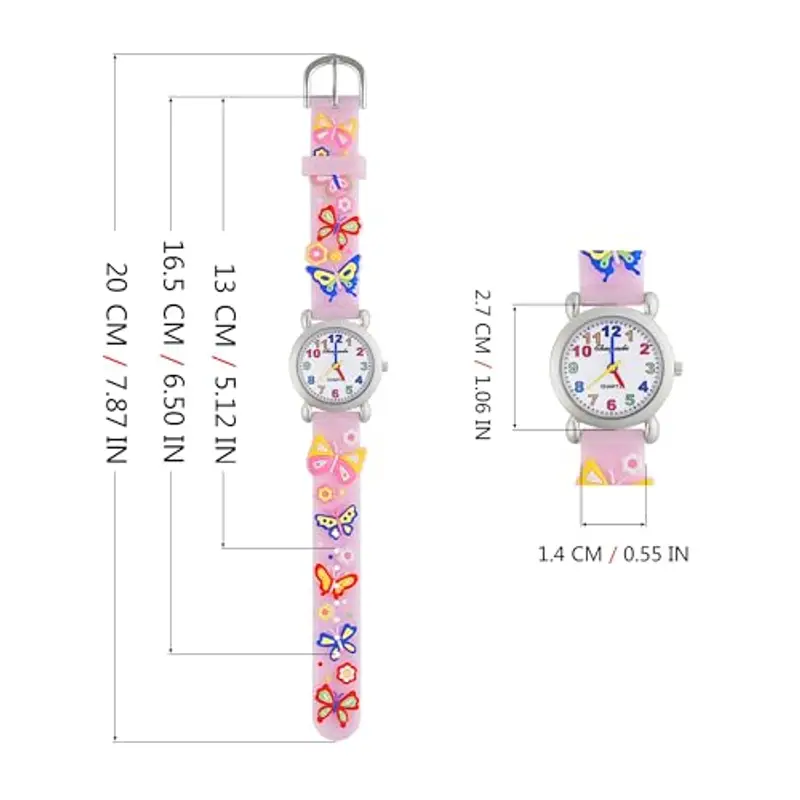 MUXIJIA Orologio Bambini, 3ATM Impermeabile Quarzo Orologio da Polso con 3D Cartone Animato Cinturino in Silicone Orologio per Ragazzi e Ragazze da 3-10 Anni miniatura 3