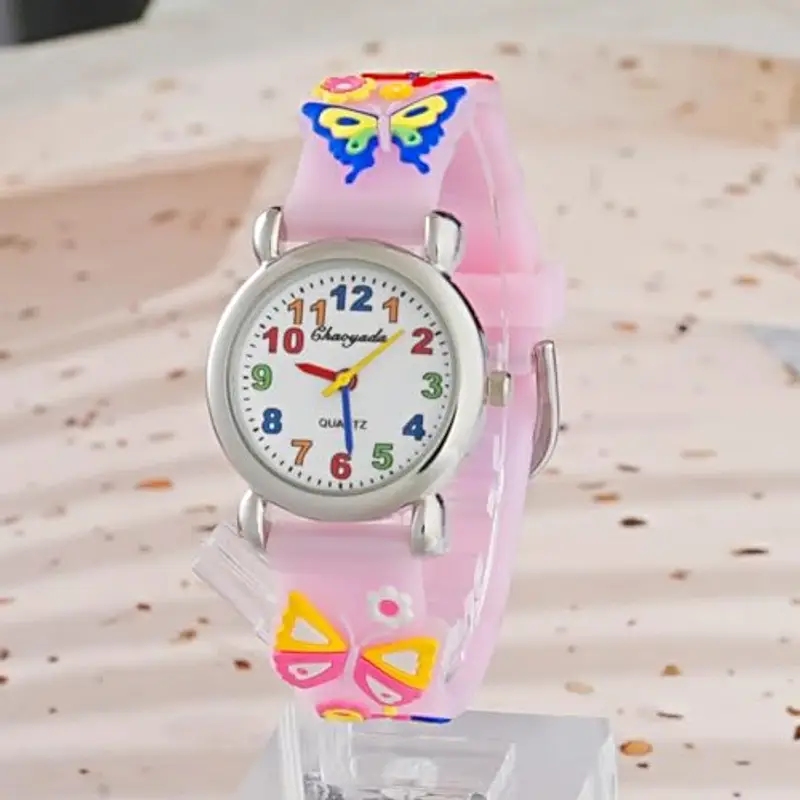 MUXIJIA Orologio Bambini, 3ATM Impermeabile Quarzo Orologio da Polso con 3D Cartone Animato Cinturino in Silicone Orologio per Ragazzi e Ragazze da 3-10 Anni miniatura 2