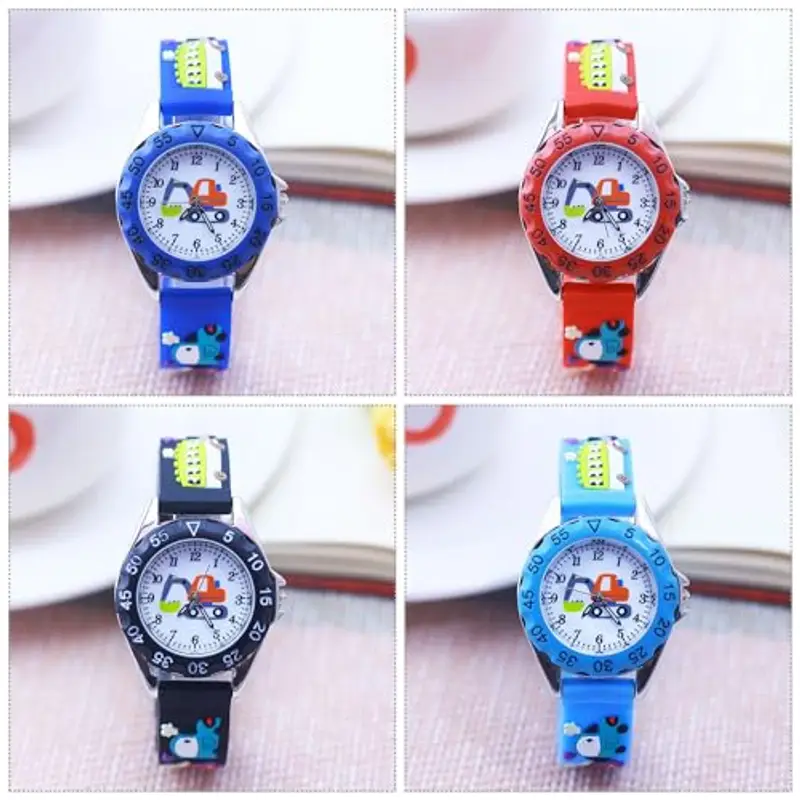 MUXIJIA Orologio Bambini per Ragazzi e Ragazze da 3-10 Anni, 3D Cartone Animato Cinturino in Silicone Orologio 3ATM miniatura 2