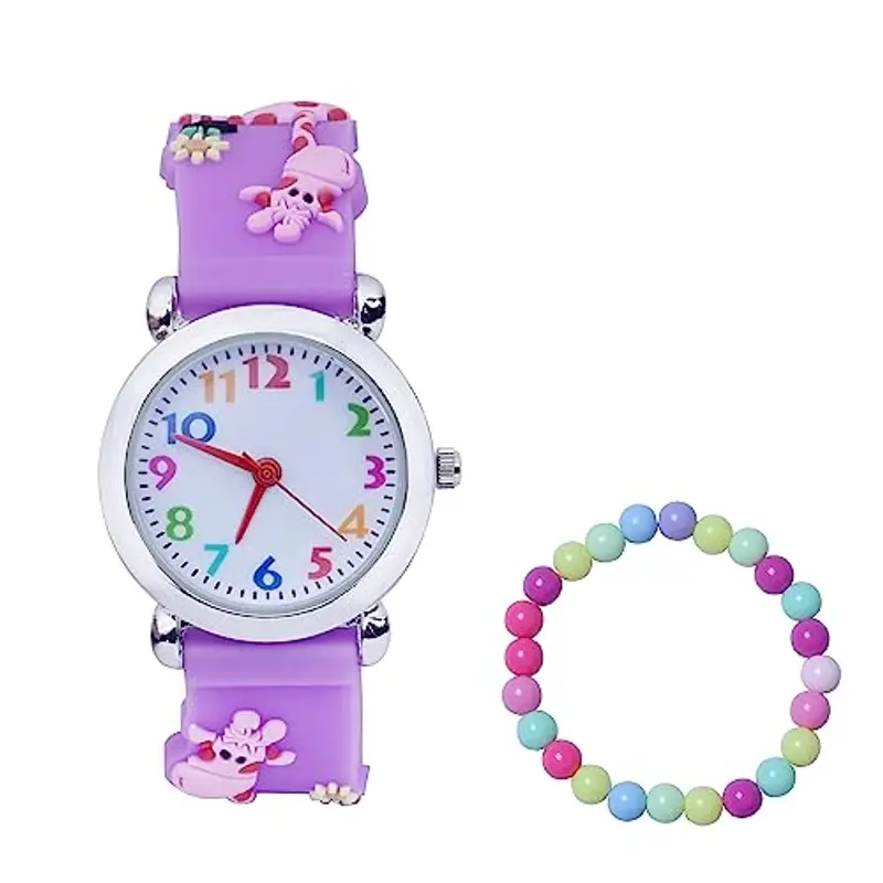 MUXIJIA Orologio Bambini - Quarzo Orologio da Polso - 3D Cartone Animato Cinturino in Silicone Orologio per Ragazzi e Ragazze da 3-10 Anni