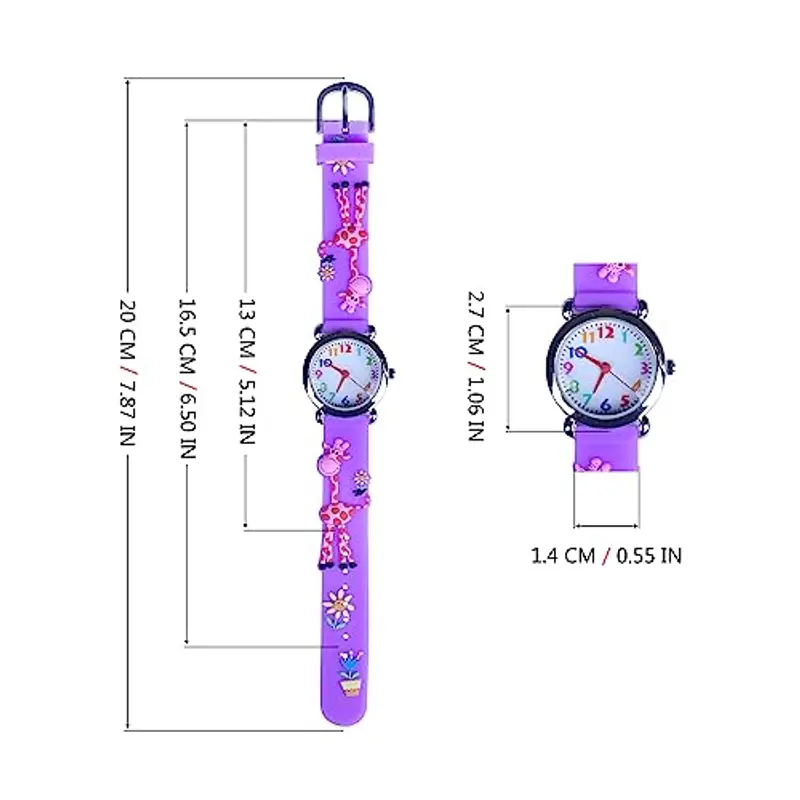 MUXIJIA Orologio Bambini - Quarzo Orologio da Polso - 3D Cartone Animato Cinturino in Silicone Orologio per Ragazzi e Ragazze da 3-10 Anni miniatura 2