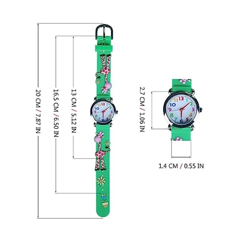 MUXIJIA Orologio Bambini - Quarzo Orologio da Polso - 3D Cartone Animato Cinturino in Silicone Orologio per Ragazzi e Ragazze da 3-10 Anni miniatura 2