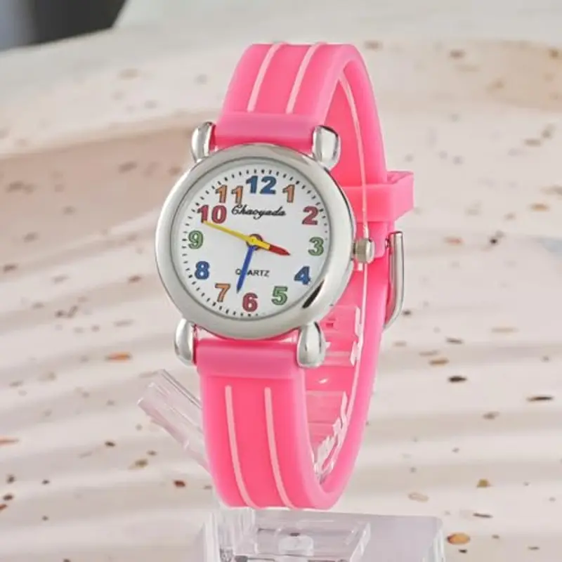 MUXIJIA Orologio Educativo per Bambini - Analogico Quarzo Orologi da Polso per Bambine e ragazze - 3D Cartone Animato Cinturino in Silicone Orologio per Ragazzi e Ragazze da 3-10 Anni miniatura 2