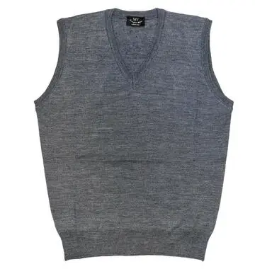 GILET UOMO SMANICATO MISTO LANA MERINO MV MS181