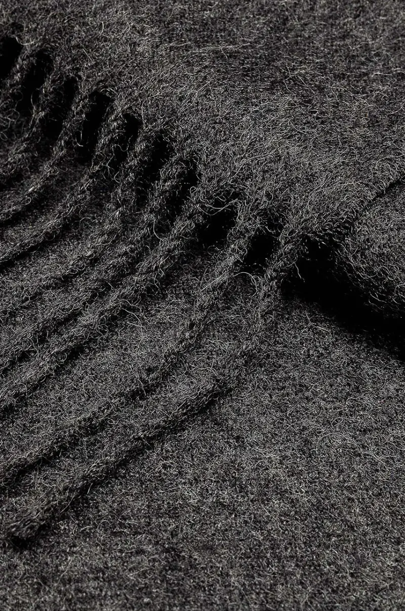 plaid in lana alpaca cm Grigio miniatura 2