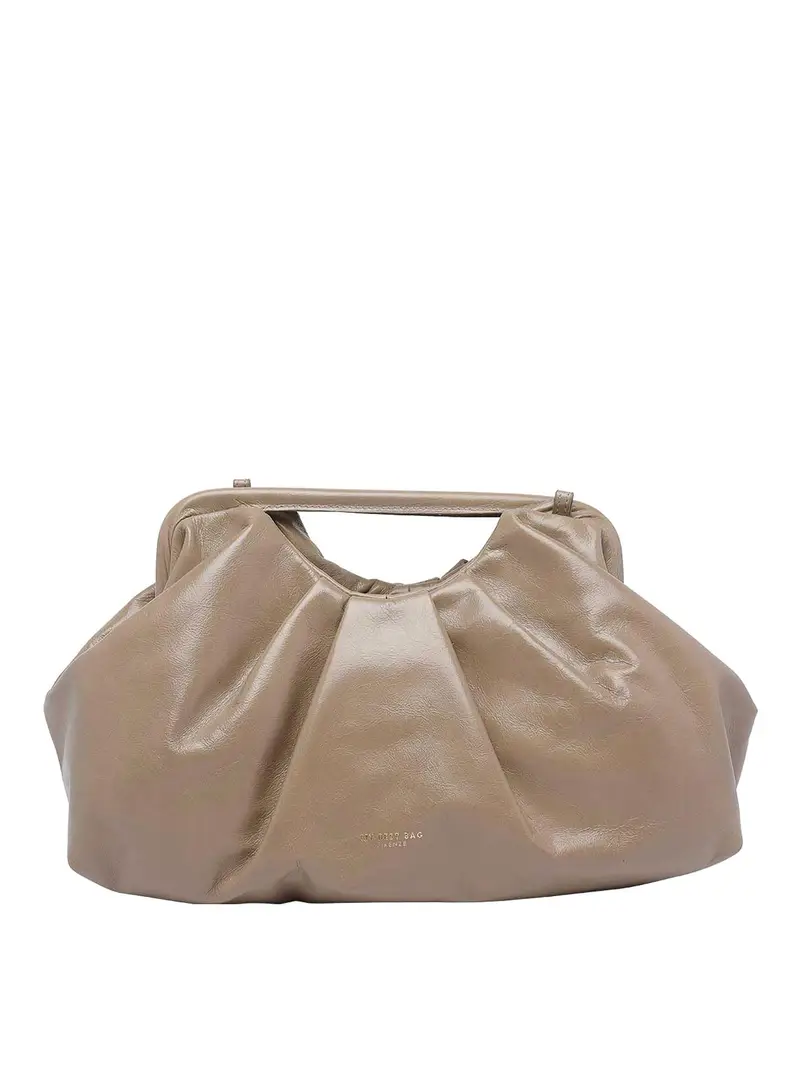 Beige Logo Handbag
