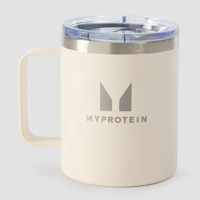 Tazza da caffè in metallo riciclato da 350 ml Myprotein - Crema miniatura 2