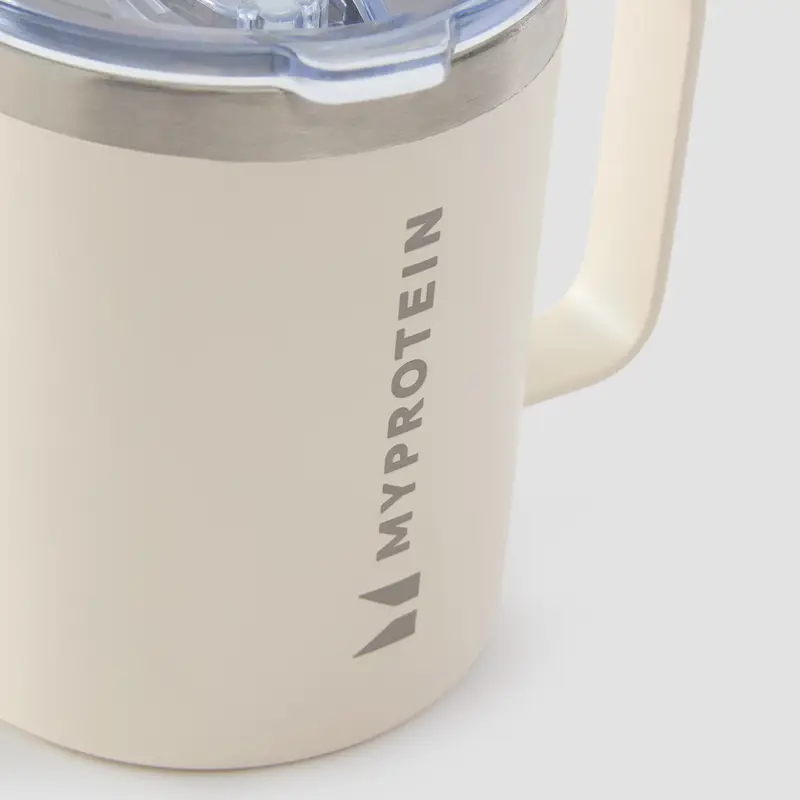 Tazza da caffè in metallo riciclato da 350 ml Myprotein - Crema miniatura 3