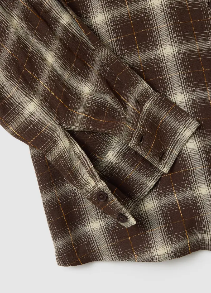 , Camicia A Quadri Multicolor Regular Fit, Donna, Multicolor miniatura 2