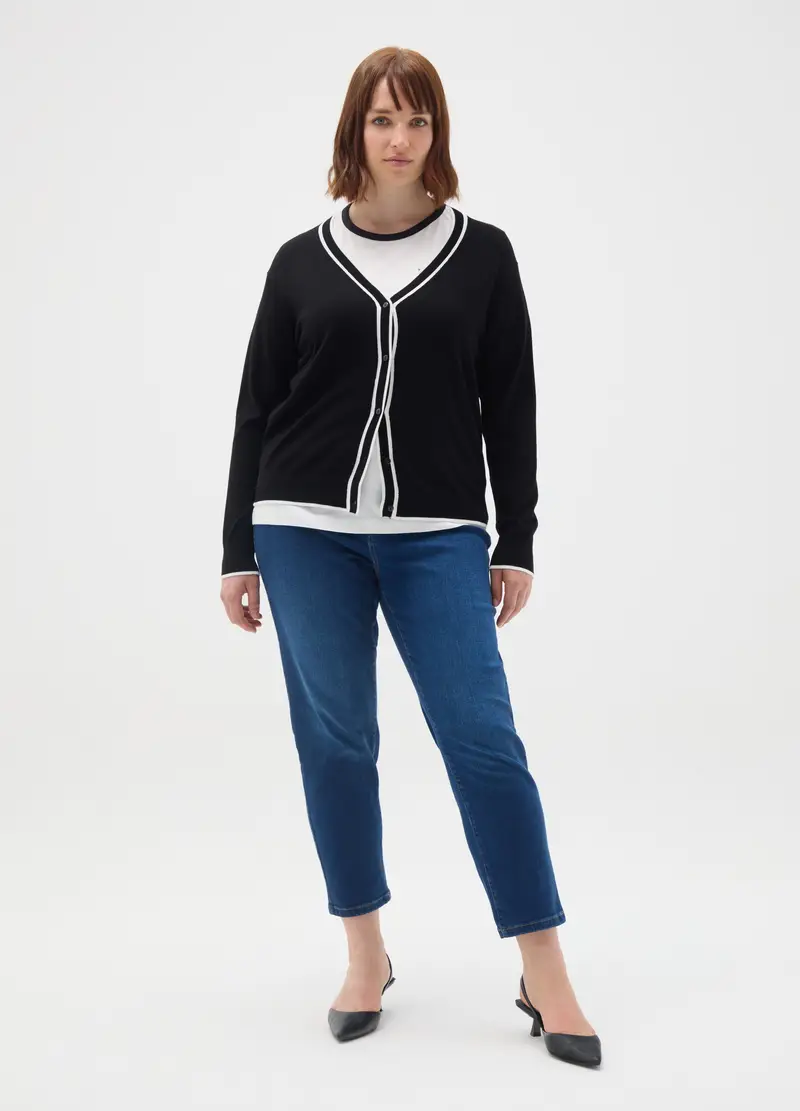 MYA Cardigan Donna Nero 4153009