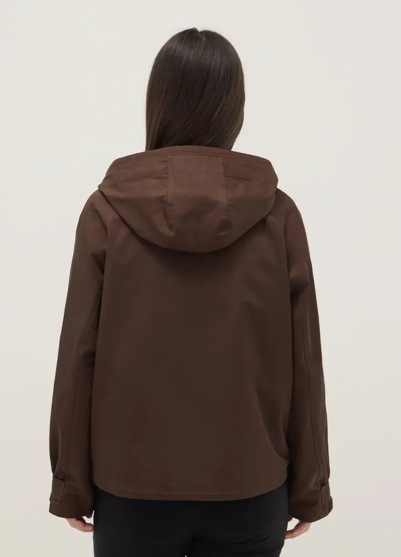 MYA Parka Donna Marrone 4329312 miniatura 3