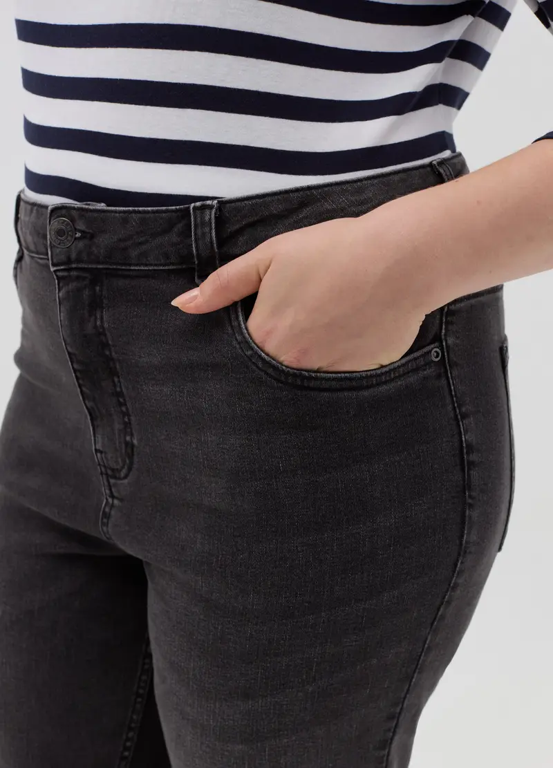 MYA Jeans Donna Nero 4152603 miniatura 3