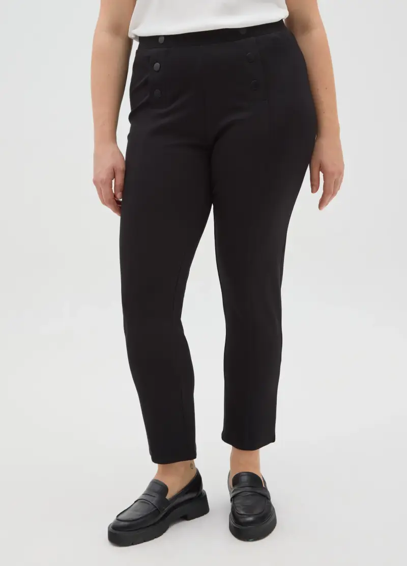 MYA Leggings Donna Nero 4153043 miniatura 2