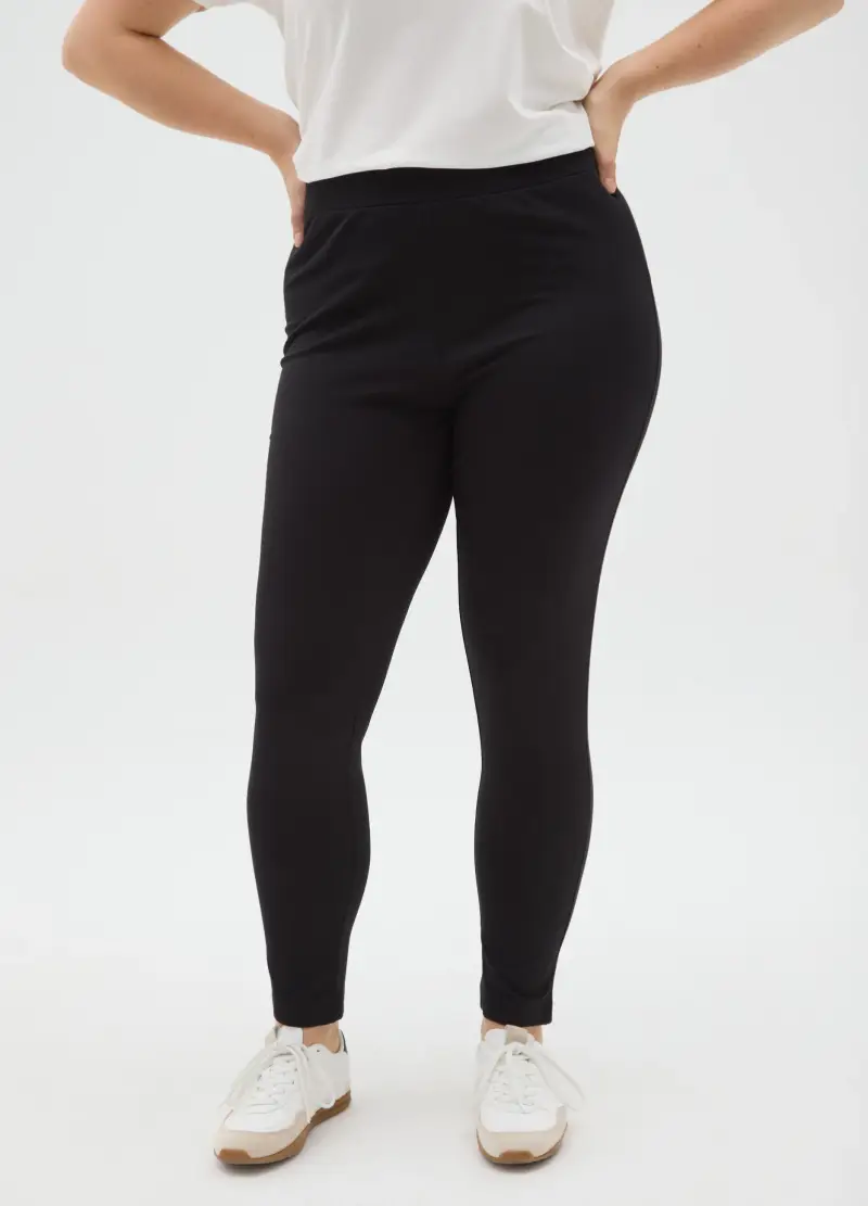 MYA Leggings Donna Nero 3844758 miniatura 2