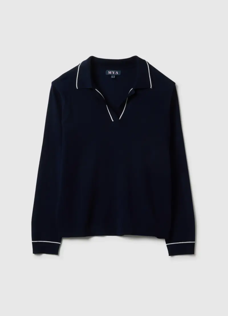 MYA Polo Donna Blu 4068604