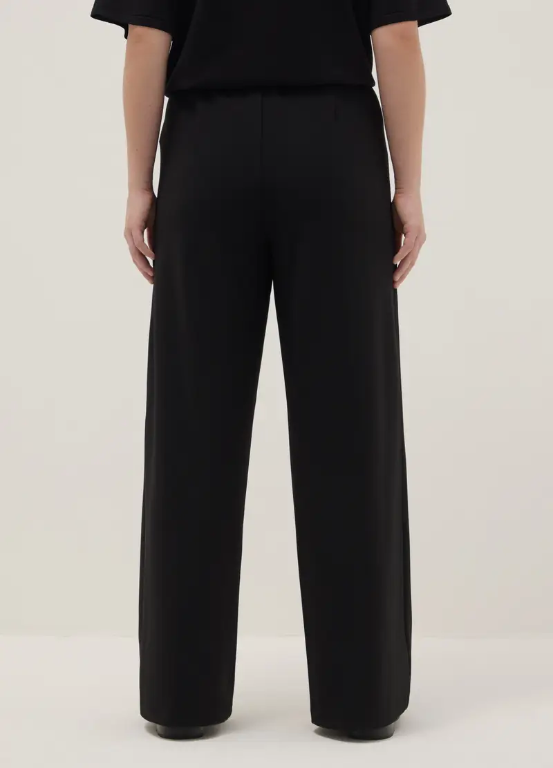 Pantaloni Treggins Neri Straight Fit, Donna, Nero miniatura 3