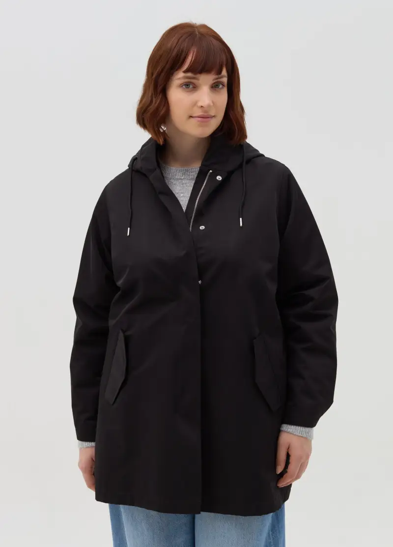 MYA Parka Donna Nero 3438337 miniatura 2