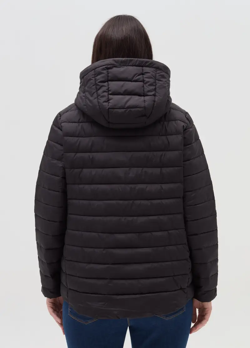 Piumino Ultralight Ripiegabile Curvy, Donna, Nero miniatura 3