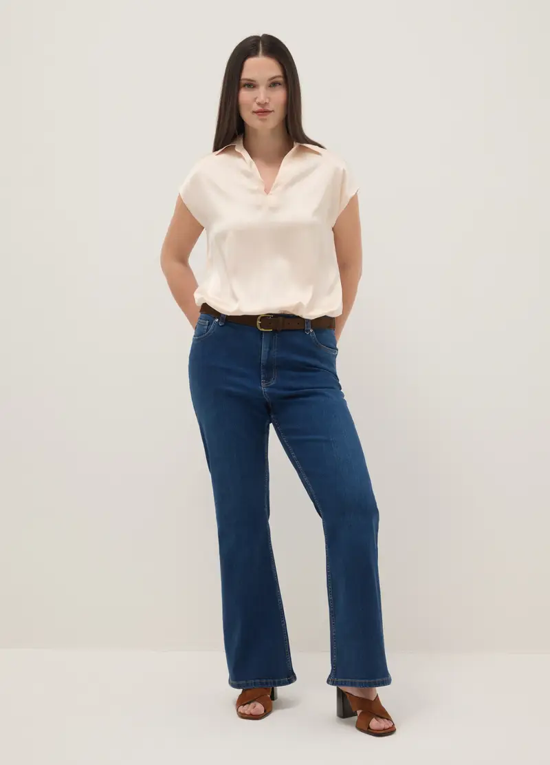 MYA Polo Donna Beige 4329704 miniatura 2