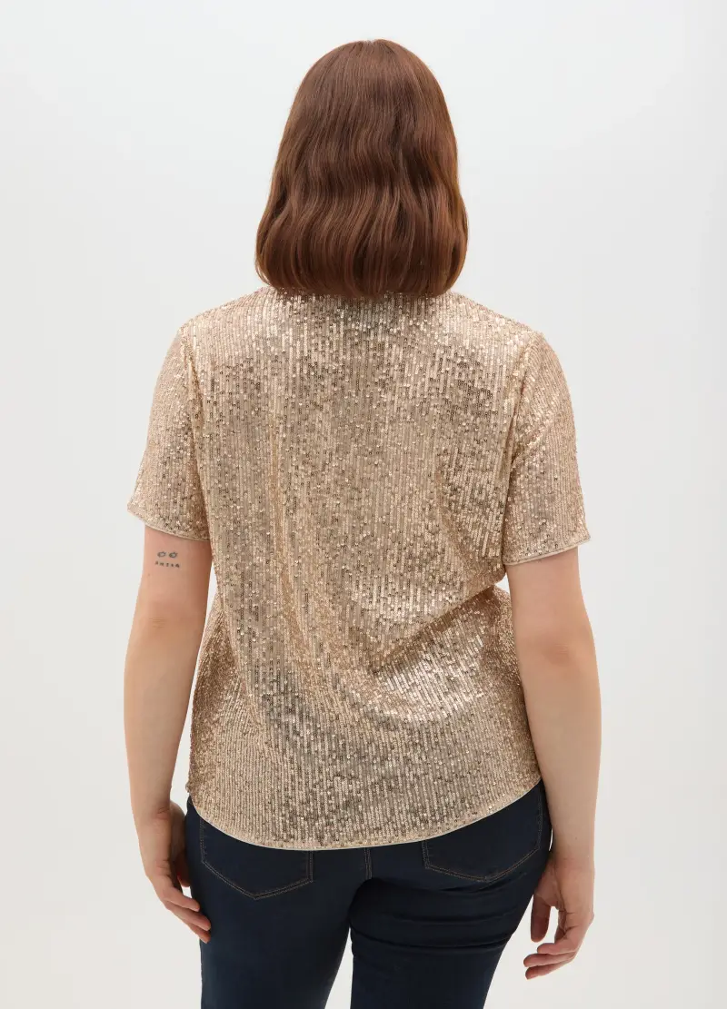 MYA T-shirt Donna Beige 3456398 miniatura 3