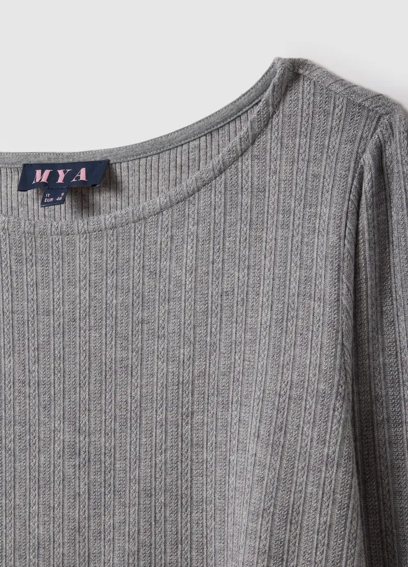 MYA T-shirt Donna Grigio 4080238 miniatura 2