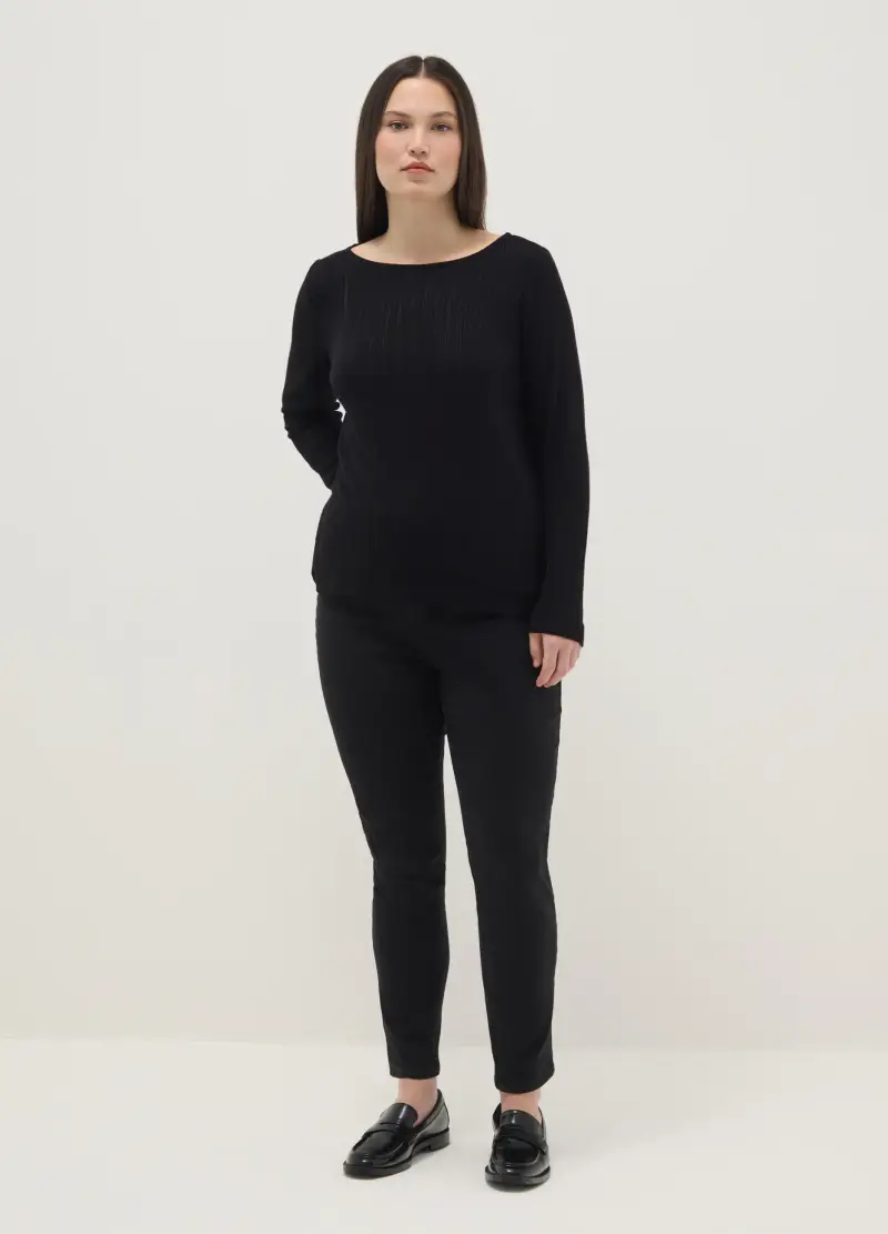 MYA T-shirt Donna Nero 4080239 miniatura 2