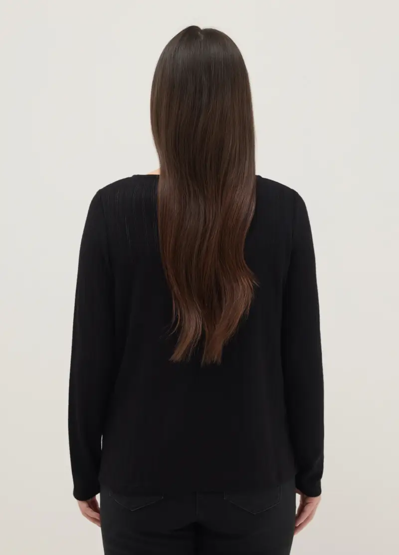 MYA T-shirt Donna Nero 4080239 miniatura 3