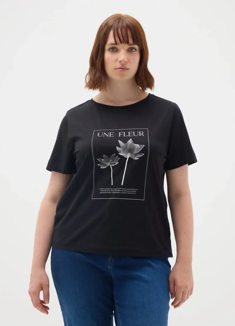 MYA T-shirt Donna Nero 4306981 miniatura 2