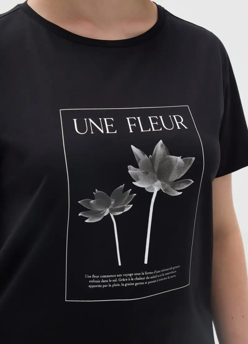 MYA T-shirt Donna Nero 4306981 miniatura 3