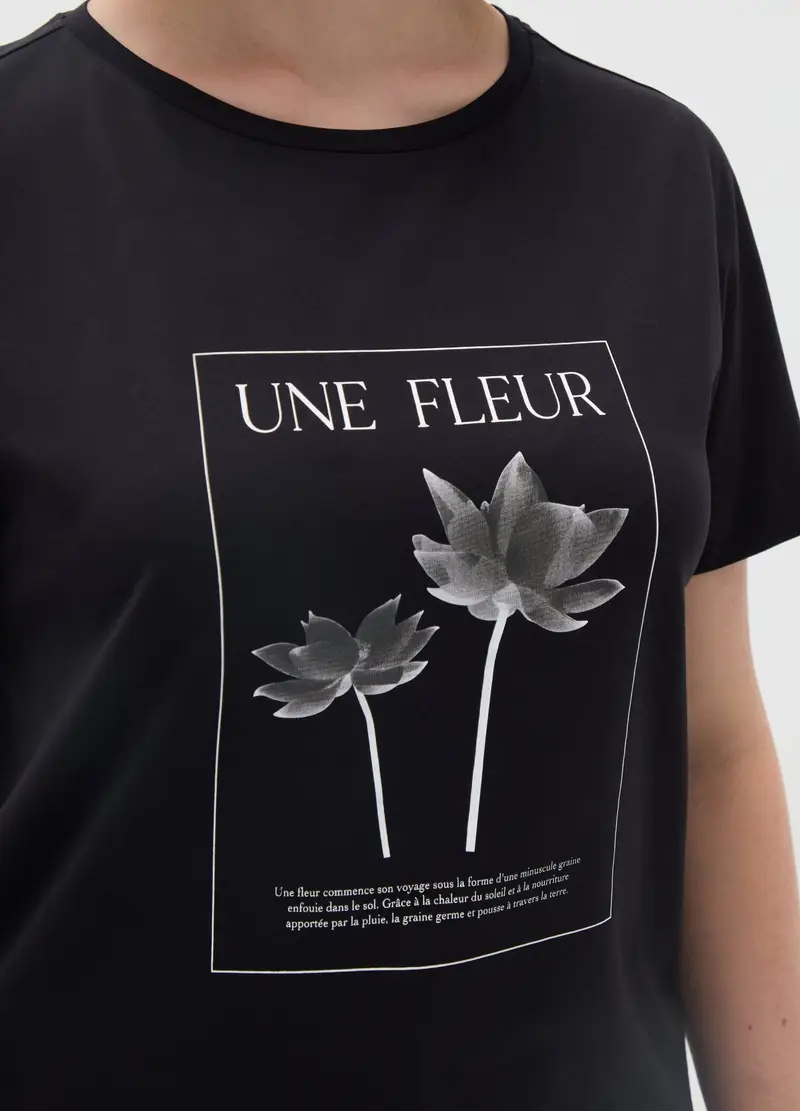 MYA T-shirt Donna Nero 1174873 miniatura 2