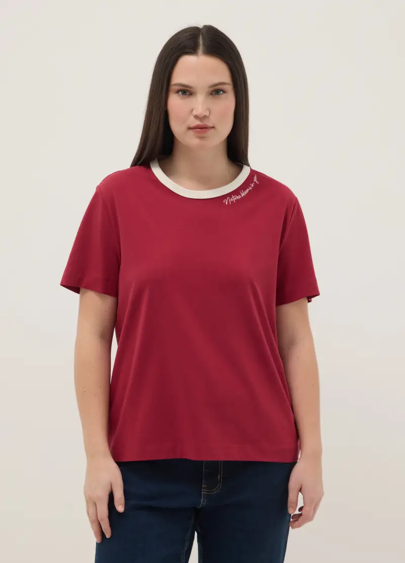 MYA T-shirt Donna Rosso 4154118 miniatura 2