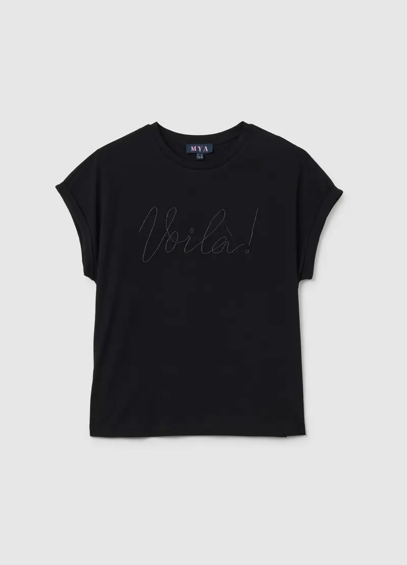 MYA T-shirt Donna Nero 1175215