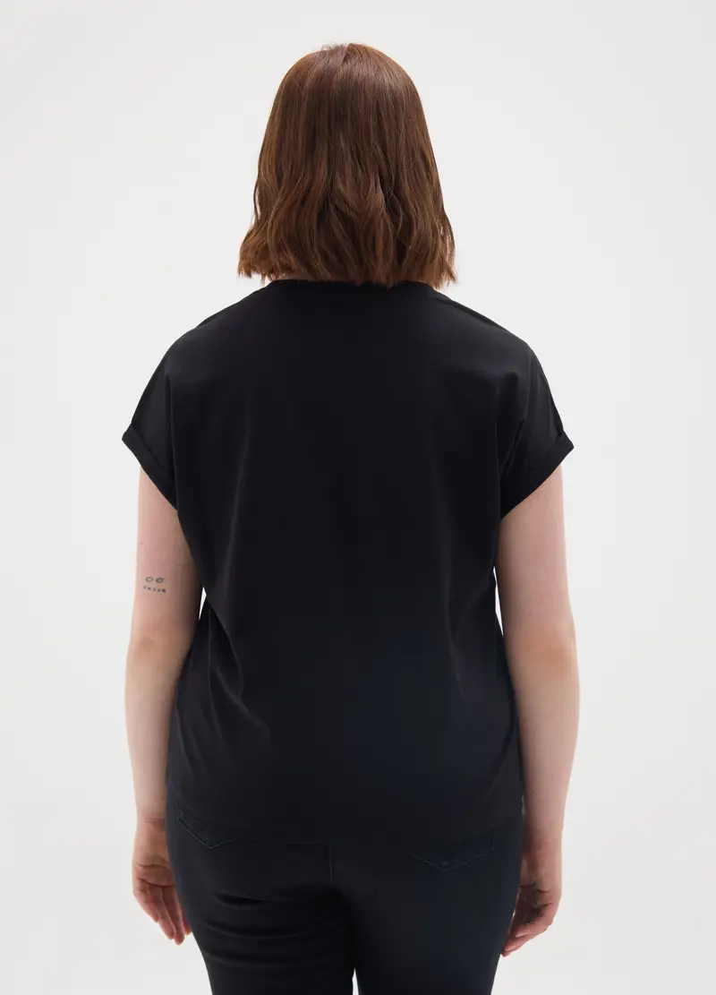 MYA T-shirt Donna Nero 1175215 miniatura 3