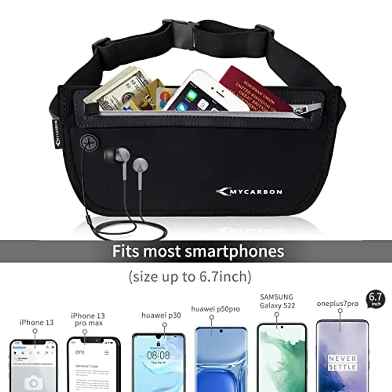 MYCARBON Marsupio Nero 1214611 miniatura 2