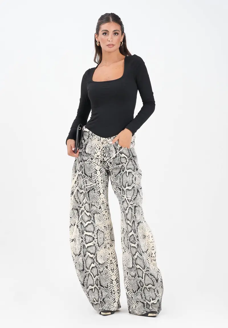 MYEM Jeans Donna Nero 2817812 miniatura 2