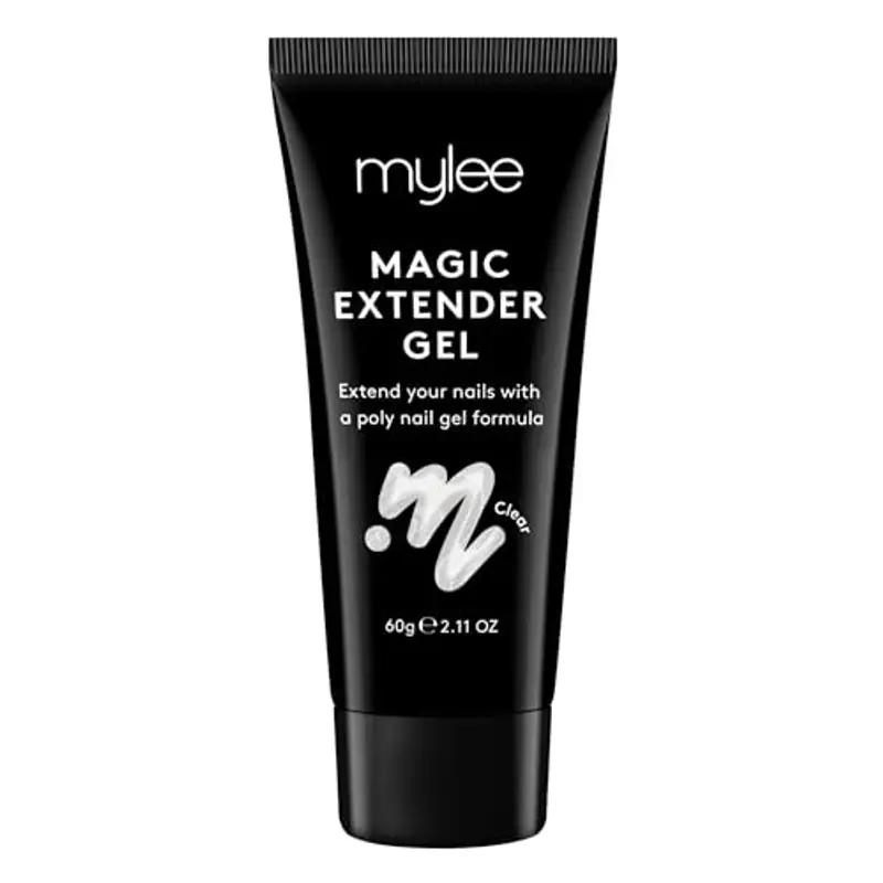 MYGEL by Mylee Magic Extender Gel 60g - Lunga Durata, Aspetto Naturale, Extension per Unghie, per Principianti e Professionisti, Acrilico Ispessente, Nail Art (Clear)
