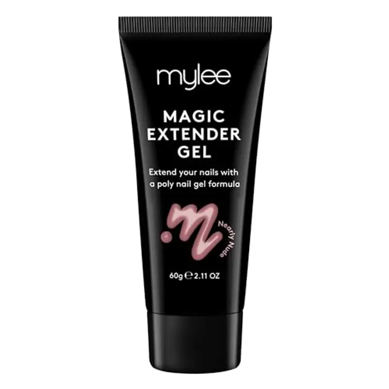 MYGEL by Mylee Magic Extender Gel 60g - Lunga durata, Aspetto naturale, per principianti e professionisti, acrilico per unghie ispessente, Nail art (Nearly Nude)