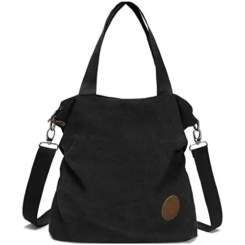 Myhozee Borsa Donna Tracolla,Borse Mano Donna Borse a Spalla in Tela Borsetta Vintage Shopper Messenger Bag