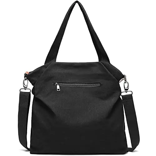 Myhozee Borsa Donna Tracolla, Borse Mano Donna Borse a Spalla in Tela Borsetta Vintage Shopper Messenger Bag miniatura 2