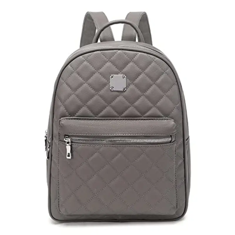 Myhozee Zaino Donna, Borsa Zaino Donna Pelle PU Zainetto impermeabile Casual Nero Zaini Casual Daypack Backpack per miniatura 2