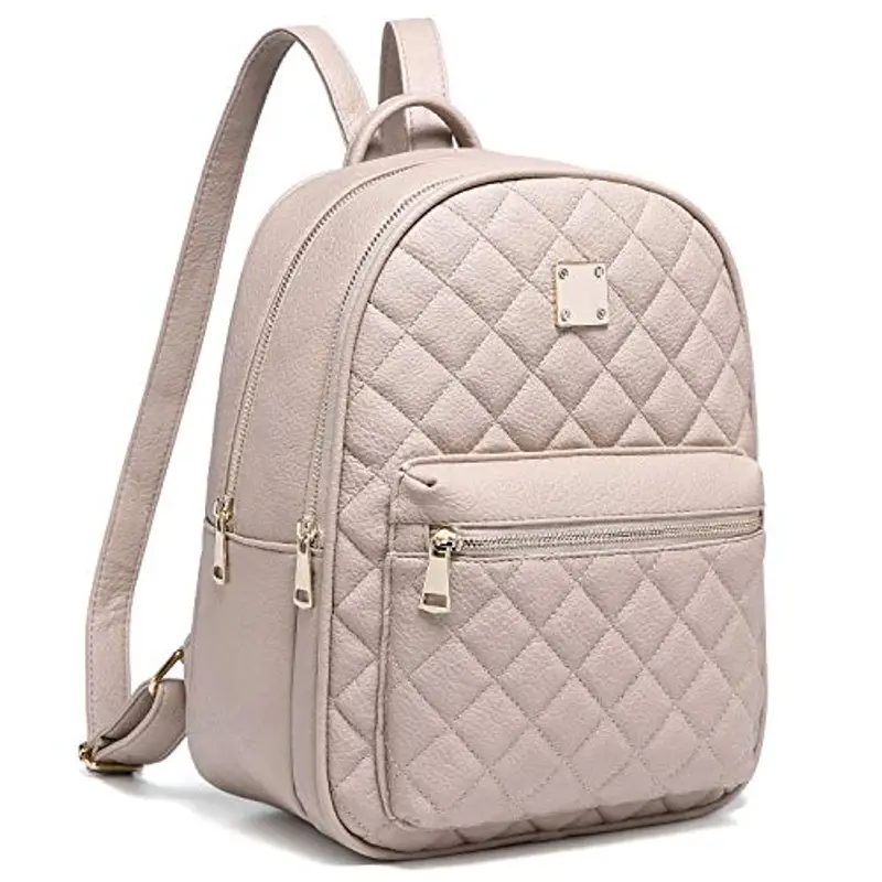 Myhozee Zaino Donna Pelle PU Zainetto Ragazza Casual Zaini Casual Daypack Backpack per Scuola Viaggio Lavoro Shopping