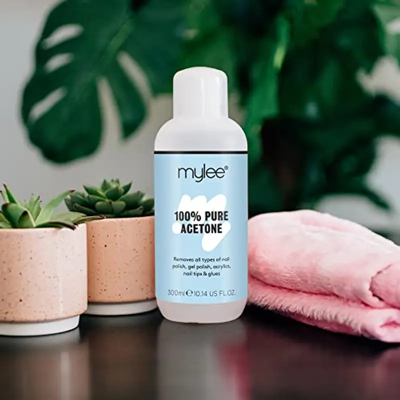 Mylee, solvente per unghie di qualità superiore, 100% puro acetone, adatto per smalti Gel UV/LED soak off miniatura 3