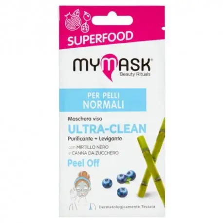 My Mask Superfood Maschera Viso Ultra-Clean Peel Off 8 Ml