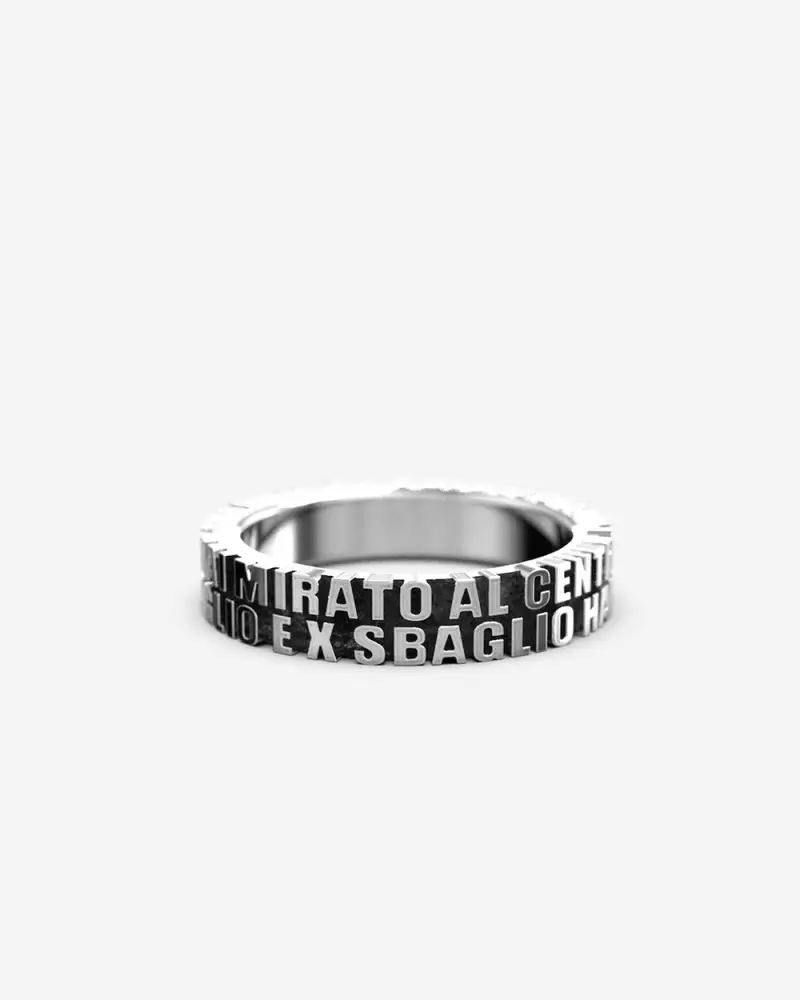 Anello Lyrics Con Testo Personalizzabile