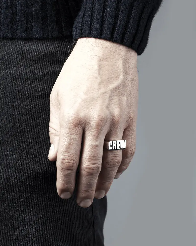 Anello Nome Personalizzabile In Argento miniatura 2