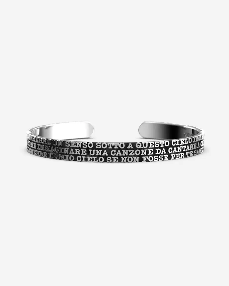 Bracciale Lyrics Con Testo Personalizzabile