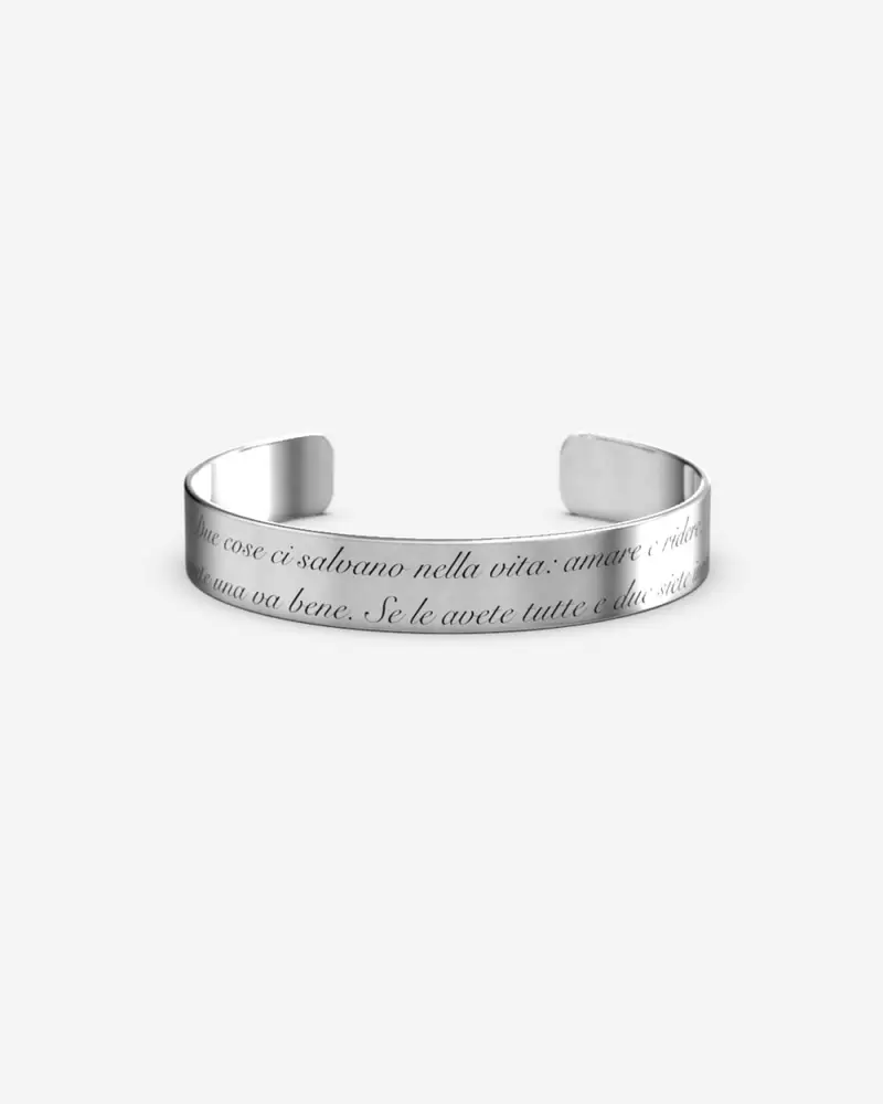 Bracciale Rigido Con Incisione Personalizzata miniatura 2