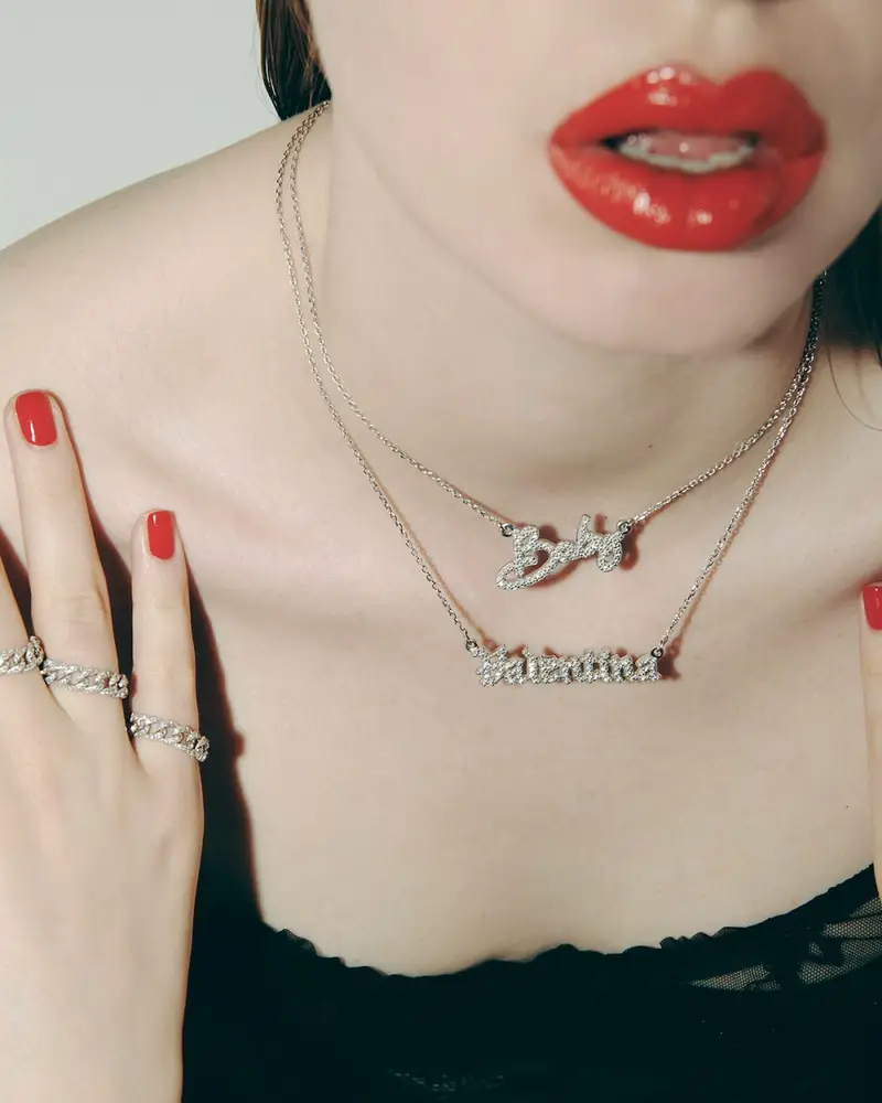 Collana Nome Forzatina My Shiny Name Personalizzabile Lucido miniatura 2